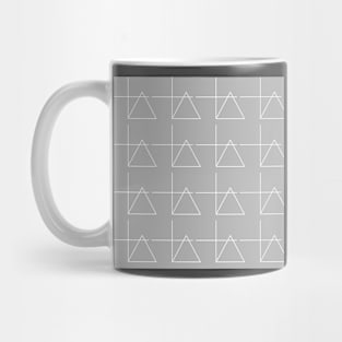 Background illustration gray, geometric, mathematics, triangle, decorative design pattern Mug